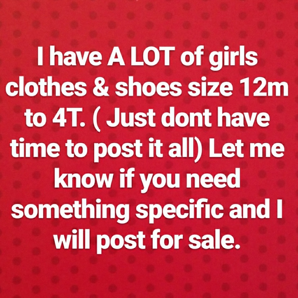 Girl's clothes & shoes